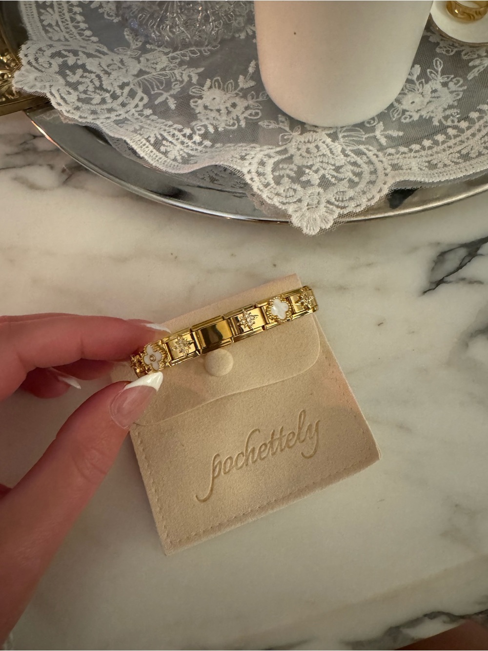 Gold Italian Charm Bracelet